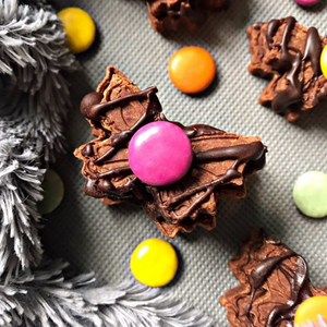 Vegan Berry and Chocolate Protein Bites with Smarties